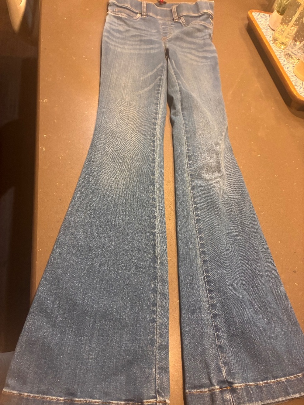 Spanx flair/bootcut jeans xs size